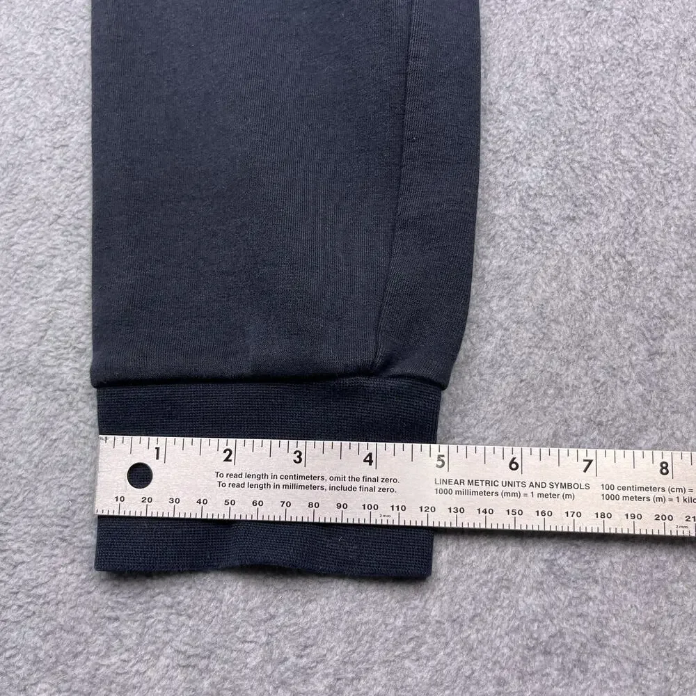 nike tech sweatpants mens medium black tapered jogger drawstring